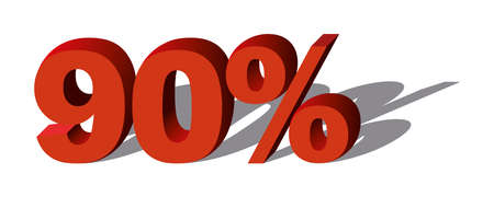 Illustration Vector Graphic Sale Percent 90 for the creative use in graphic designのイラスト素材