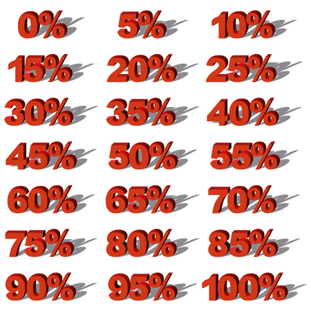 Illustration Vector Set Graphic Sale Percent for the creative use in graphic designのイラスト素材