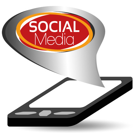 Illustration Vector Graphic Social Media for the creative use in graphic designのイラスト素材