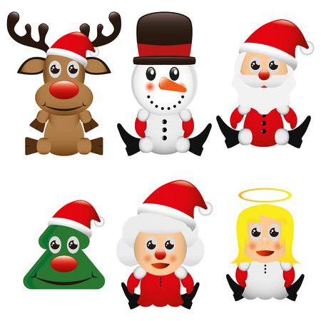 Illustration Vector Graphic Christmas for different purpose in web and graphic designのイラスト素材