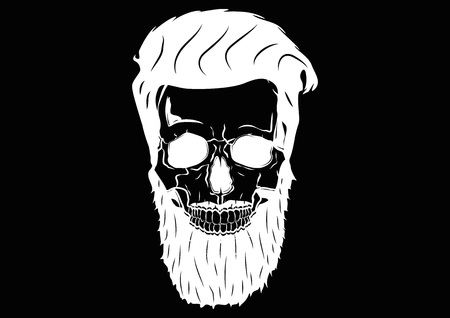 Illustration Vector Graphic Skull Pirate Hipster for the creative use in graphic designのイラスト素材