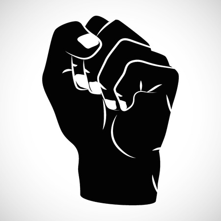 Icon Fist in the Air for creative use in graphic designのイラスト素材