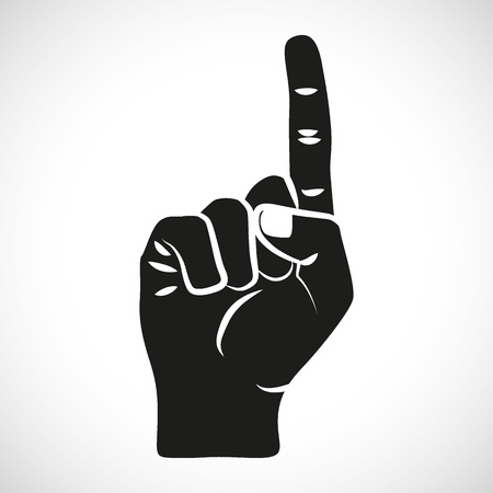 Icon Set Hand One for the creative use in graphic designのイラスト素材