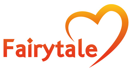 Illustration Fairytale with heart for the creative use in graphic designのイラスト素材