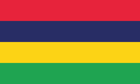 Detailed Illustration National Flag Mauritiusのイラスト素材