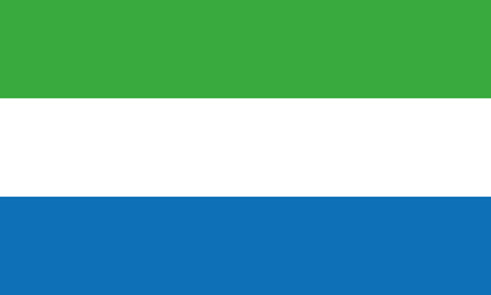 Detailed Illustration National Flag Sierra Leoneのイラスト素材
