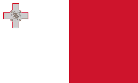 Detailed Illustration National Flag Maltaのイラスト素材