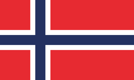 Detailed Illustration National Flag Norwayのイラスト素材