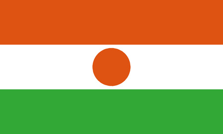 Detailed Illustration National Flag Nigerのイラスト素材