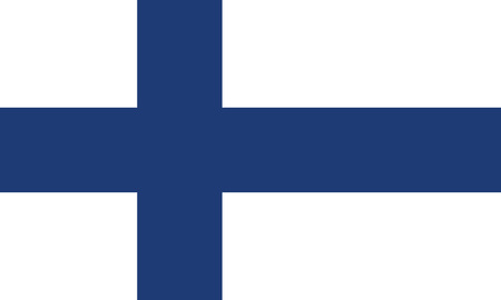 Detailed Illustration National Flag Finlandのイラスト素材