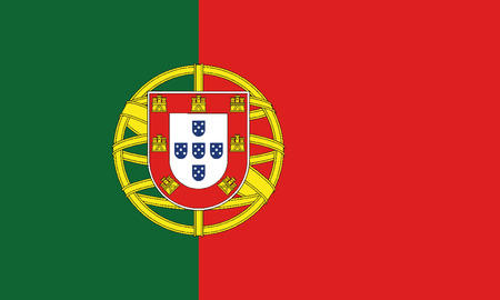 Detailed Illustration National Flag Portugalのイラスト素材