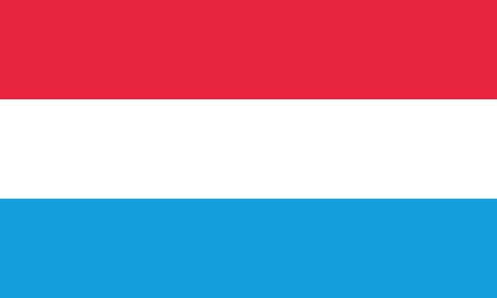 Detailed Illustration National Flag Luxembourgのイラスト素材