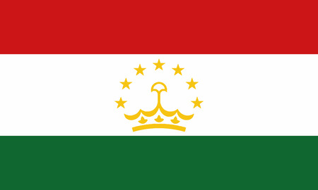 Detailed Illustration National Flag Tajikistanのイラスト素材