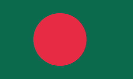 Detailed Illustration National Flag Bangladeshのイラスト素材