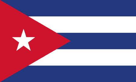 Detailed Illustration National Flag Cubaのイラスト素材