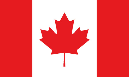Detailed Illustration National Flag Canadaのイラスト素材