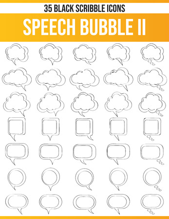 Black pictograms / icons on communication. This icon set is perfect for creative people and designers who need the theme balloons in their graphic designs.のイラスト素材