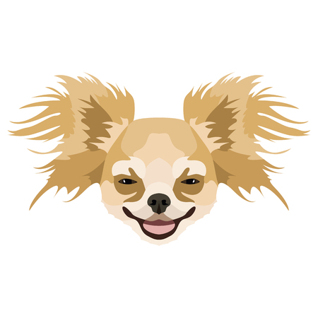 Illustration Chihuahua | For all Dog owners. What you love about his dog? Puppy dog ââeyes, wagging tail, smiling, barking. The Chihuahua is a man's best friend.のイラスト素材