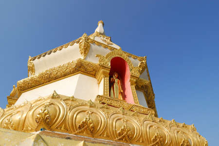 Pagoda and buddha imageの写真素材