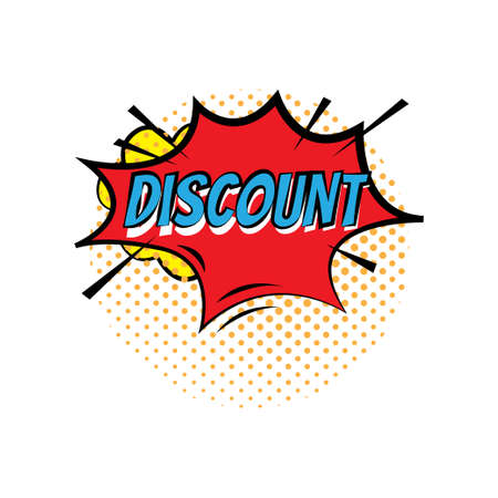 Sticker bubble with text. Short message in color bubble. Vector illustration isolated on white background.のイラスト素材