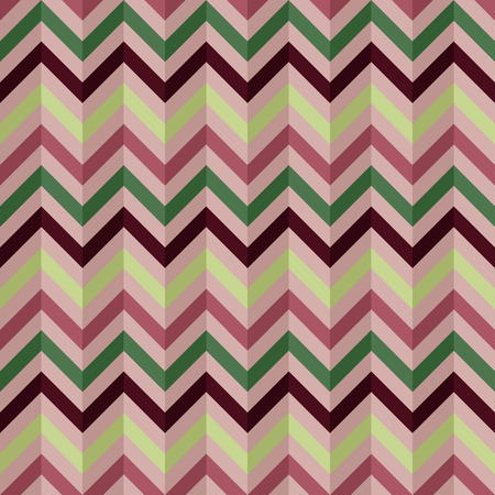 Abstract seamless geometric retro zigzag pattern.Vector illustration