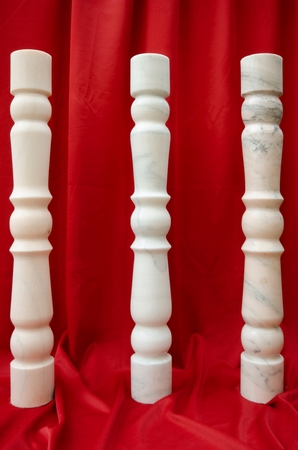 Ruschita White Marble Balusters