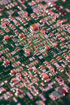 a closeup of a motherboard from a laptop computer