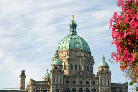 Parliament building, Victoria, British  Columbia, Canadaの写真素材