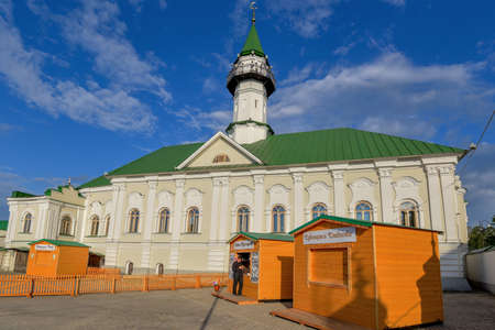 KAZAN, RUSSIA - CIRCA JUNE, 2016: The First Cathedral Marcani Mosque in Kazan, built in 1766-1770 by Catherine the Greatのeditorial素材