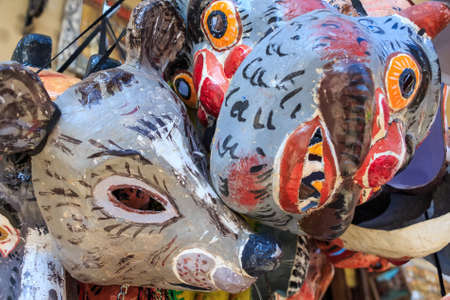 Variety of masksの写真素材