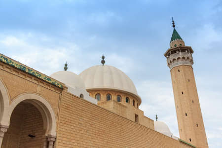 Bourguiba mosque in Monastirの写真素材