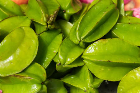 Carambola or starfruitの写真素材