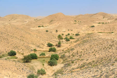 Desert landscape in North Africaの写真素材