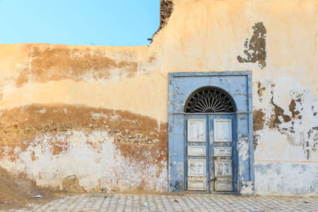 Old obsolete doorの写真素材