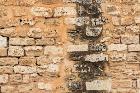 Close-up stonewall textureの写真素材