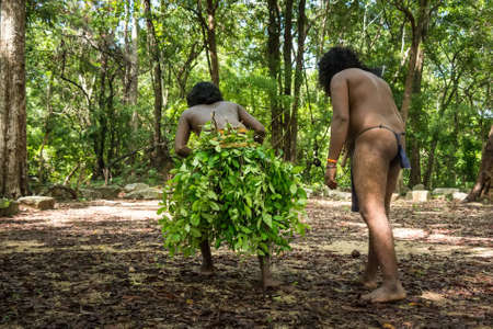 Vedda man huntingの写真素材