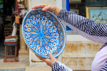 Decorative souvenir dishesの写真素材