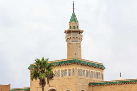 Bourguiba mosque in Monastirの写真素材