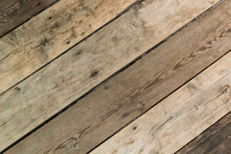 Brown plank wood wallの写真素材