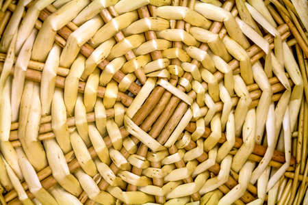 Wicker basket weave patternの写真素材