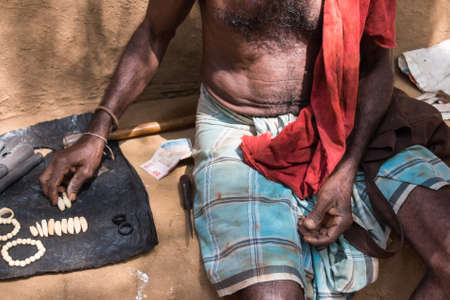 Variety of Vedda souvenirsの写真素材