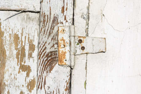 Old door hingeの写真素材