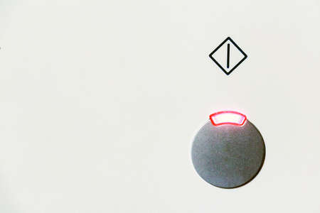 Power button close up
