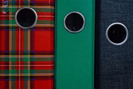 Colorful office folders