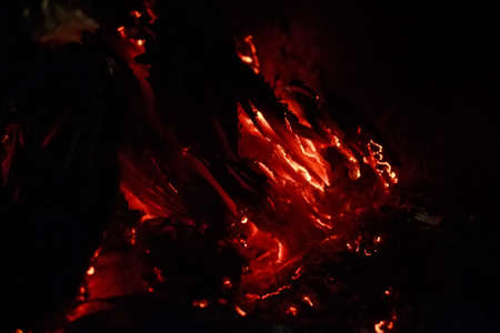 Smoldering paper background