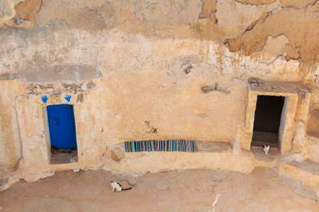 Residential caves of troglodytesの写真素材