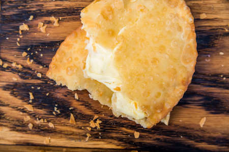 Khachapuri traditional Georgian bread with cheese