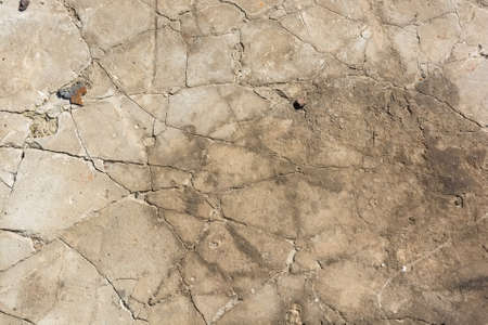 Abstract texture of wall covered with obsolete cement plasterの写真素材