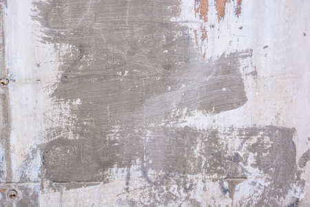 Abstract texture of wall covered with cement plasterの写真素材