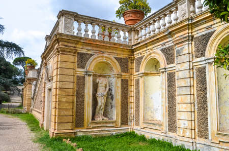 Fragment of Villa Doria Pamphili, Romaの写真素材